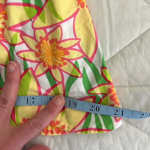 Lilly Pulitzer Spring Lillies Top size 6 lined removable straps y2k - Picture 15 of 16
